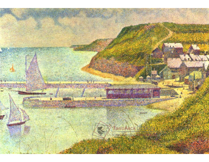 SO IV-144 Georges Seurat - Přístav v Bessin