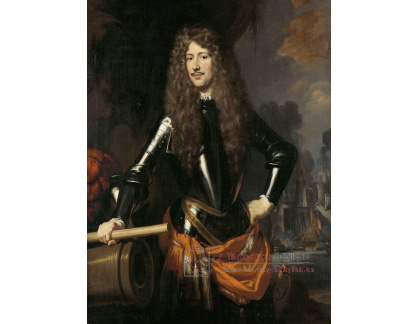 PORT-560 Nicolaes Maes - Portrét admirála Cornelise Evertsen