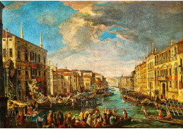 A-7613 Neznámý autor - Buccintoro na Canal Grande v Benátkách