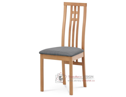 BC-2482 BUK3, jídelní židle, buk / látka krémová