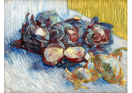 VR2-197 Vincent van Gogh - Zátiší s červeným zelím a cibulkou