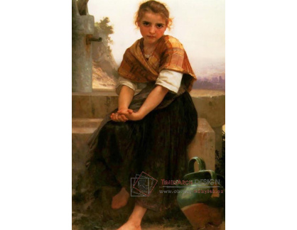 R15-141 Adolph William Bouguereau - Rozbitý džbánek