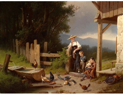 SO XII-48 August von Rentzell - Vesnická idyla