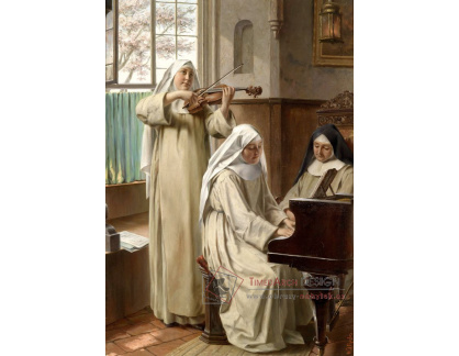 XV-221 August Wilhelm Roesler - Hudba v klášteře