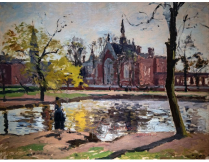 A-3386 Camille Pissarro - Dulwich College v Londýně