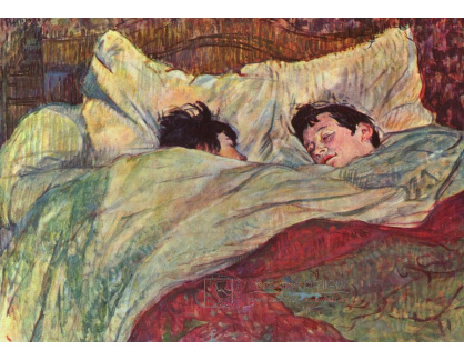 R7-222 Henri Toulose-Lautrec - V posteli