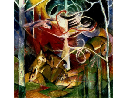 VFM 35 Franz Marc - Jeleni v lese