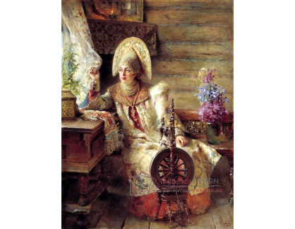 VSO111 Konstantin Makovsky - Mladá bojarina u okna