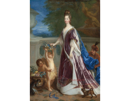 SO XVII-115 Francois de Troy - Portrét Elisabeth-Charlotte de Baviere