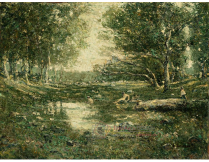 KO III-108 Ernest Lawson - Koupání v lese