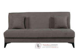 TORSBY, rozkládací pohovka, látka šedá