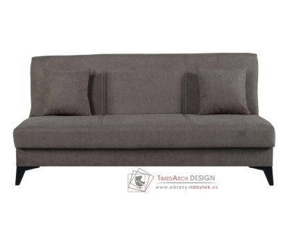 TORSBY, rozkládací pohovka, látka šedá