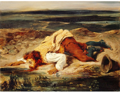 A-1684 Eugene Delacroix - Zraněný lupič
