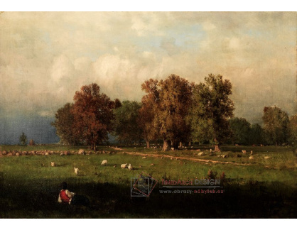 A-2108 George Inness - Durham v Connecticutu