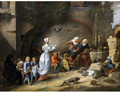 A-6862 David Teniers - Pokušení svatého Antonína v poušti