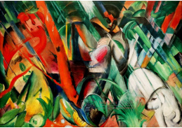 D-7204 Franz Marc - V dešti