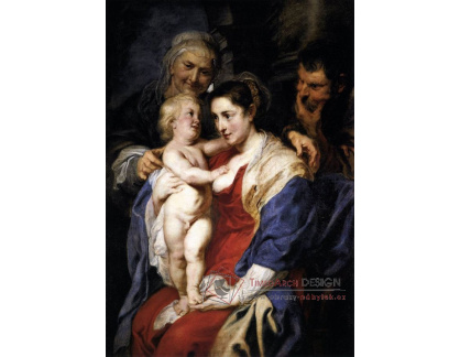 VRU83 Peter Paul Rubens - Svatá rodina se svatou Annou