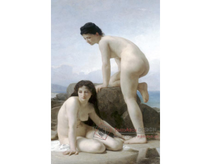 R15-181 Adolph William Bouguereau - Dvě koupající se ženy