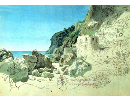 VN-177 Johann Heinrich Schilbach - Na pobřeží Amalfi