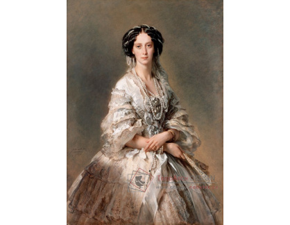 VSO1447 Franz Xaver Winterhalter - Portrét císařovny Marie Alexandrovny