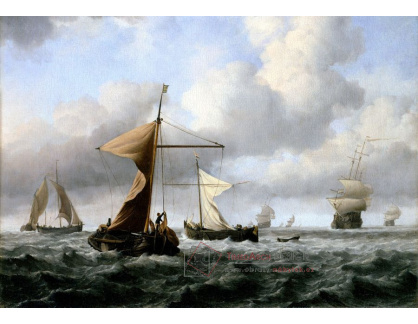 SO XIV-207 Willem Van de Velde - Plachetnice ve větru