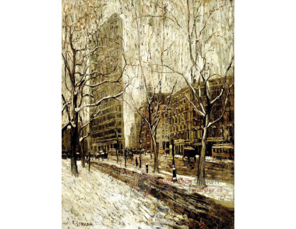 XV-516 Ernest Lawson - Flatiron Building v New Yorku