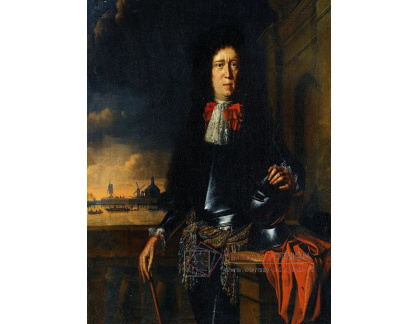 PORT-556 Ludolf Backhuysen - Portrét Jana van Broeckhuizena