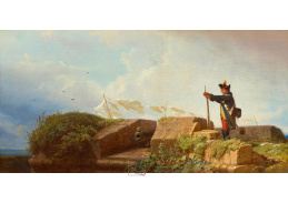 A-2569 Carl Spitzweg - Na baště