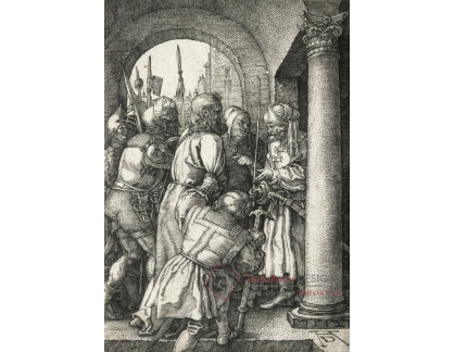 VR12-123 Albrecht Dürer - Kristus před Pilátem