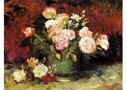 VR2-188 Vincent van Gogh - Mísa s pivoňkami a růžemi