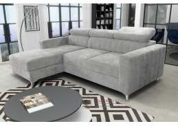 MILDRED PREMIUM, sedací souprava - levá, látka Rosario 452 šedá