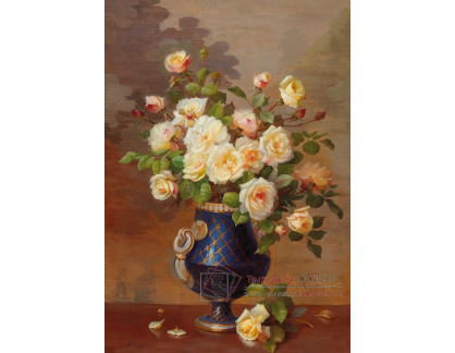 DDSO-4442 Marie Nyl-Frosch - Zátiší s růžemi ve váze