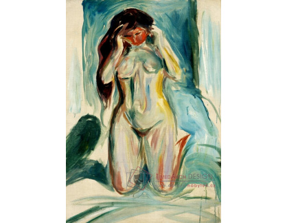 A-5672 Edvard Munch - Klečící akt