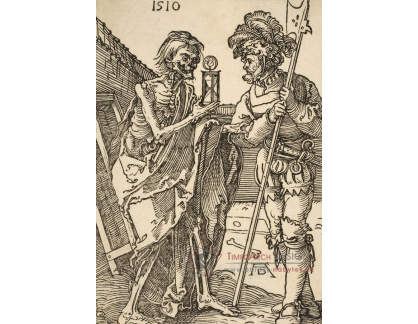 VR12-147 Albrecht Dürer - Smrt a Lansquenet