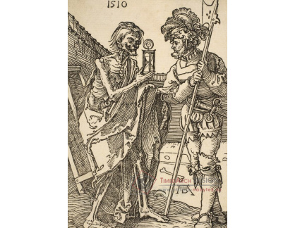 VR12-147 Albrecht Dürer - Smrt a Lansquenet
