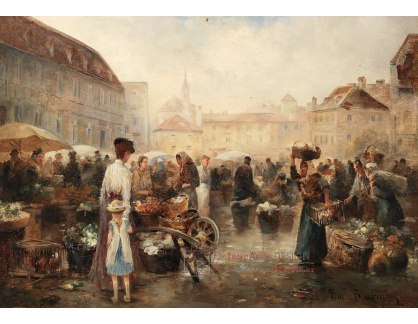DDSO-4934 Emil Barbarini - Květinový trh v Kremsu