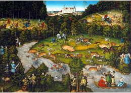 D-7429 Lucas Cranach - Hon na zámku Hartenfels