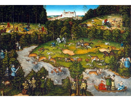 D-7429 Lucas Cranach - Hon na zámku Hartenfels