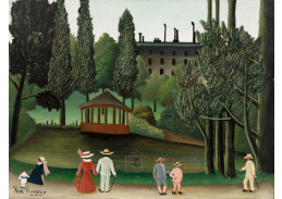 D-8166 Henri Rousseau - Pohled na Montsouris Park