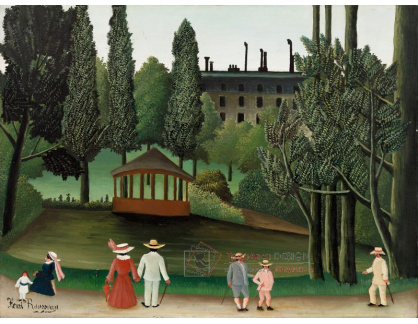 D-8166 Henri Rousseau - Pohled na Montsouris Park