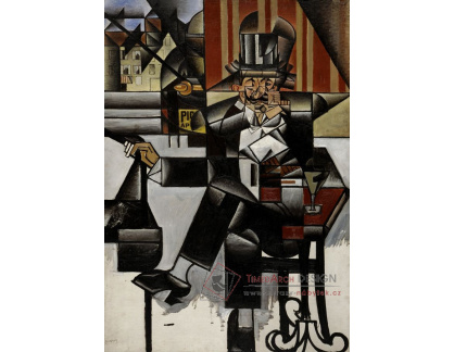 VJG 55 Juan Gris - Muž v kavárně