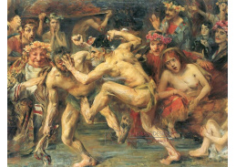 VLC 36 Lovis Corinth - Odysseus v boji s žebrákem