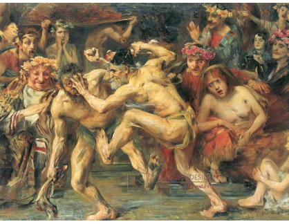 VLC 36 Lovis Corinth - Odysseus v boji s žebrákem