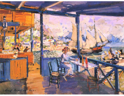 VSO 1091 Konstantin Korovin - Pier v Gurzuf