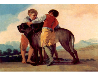 SO VI-268 Francisco de Goya - Chlapci se psem