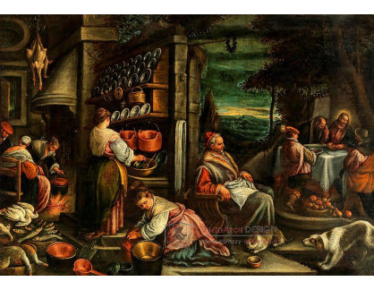 D-9467 Jacopo Bassano - Večeře v Emauzích