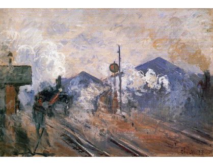 VCM 27 Claude Monet - Koleje na nádraží Saint-Lazare