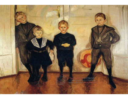 VEM13-54 Edvard Munch - Čtyři synové dr. Inde