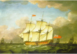 VL158 Monamy Swaine - Vítězné opuštění kanálu La Manche v roce 1793