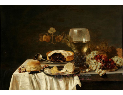 DDSO-763 Jan van de Velde - Zátiší s pohárem vína a hrozny
